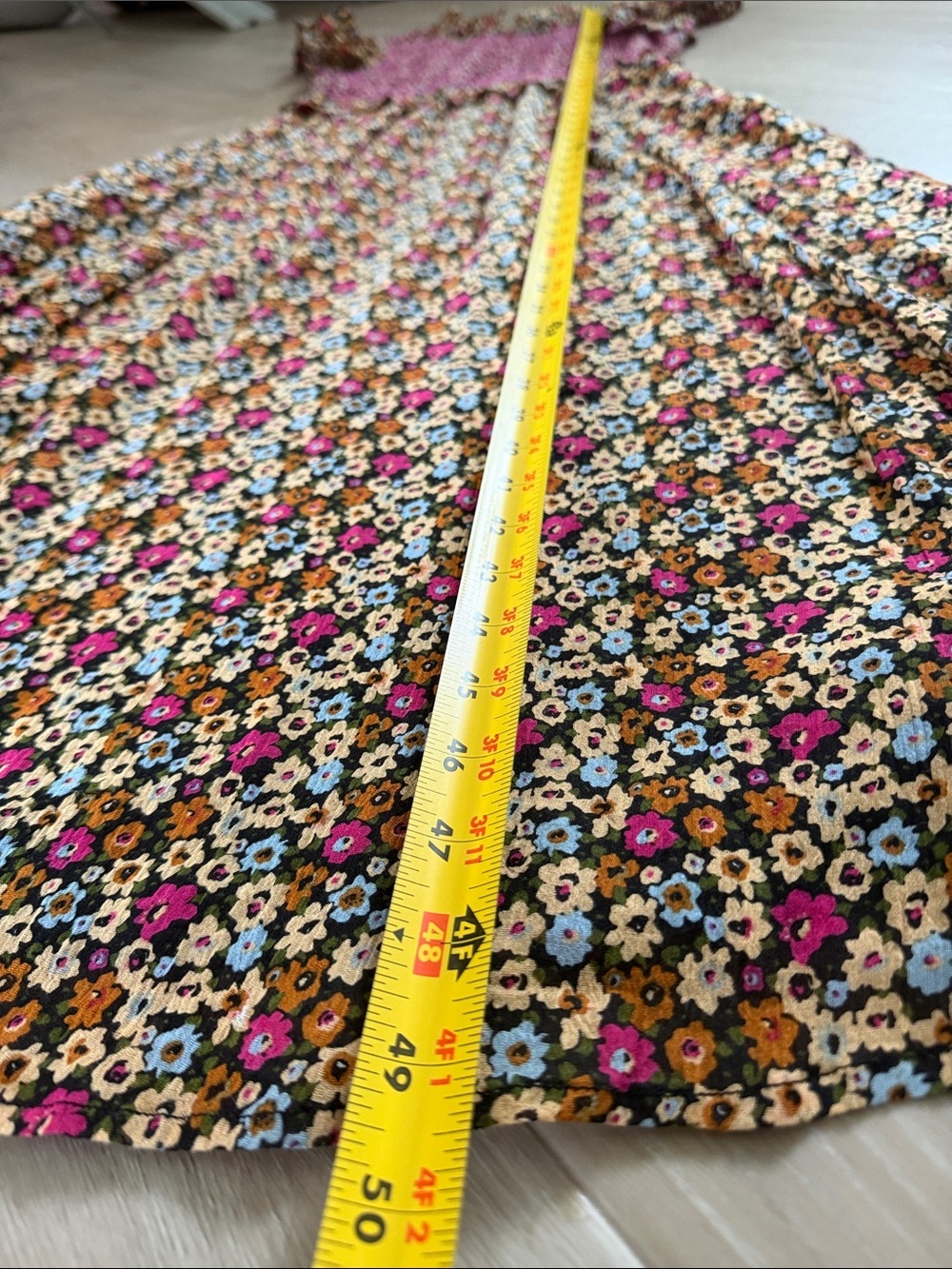 Olivia James The Label Lila Maxi Dress Cottage Floral Core Ruffles Size S - Picture 5 of 8
